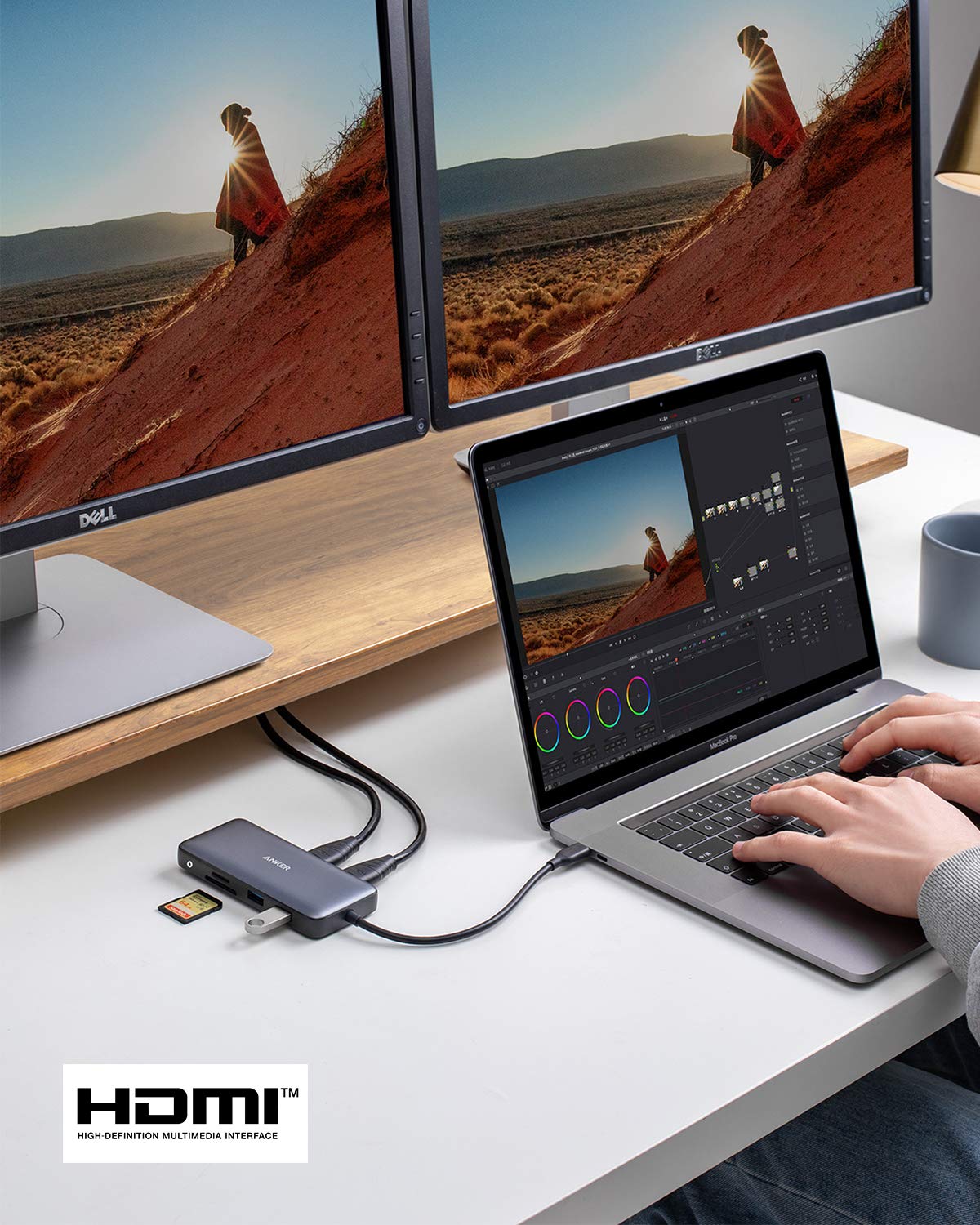 Hub USB-C Anker 553 (8 en 1)