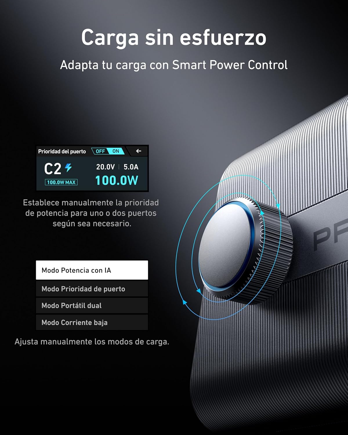 Anker Prime Carga Rapida Cargador USB C 250W Estación 6 Puertos