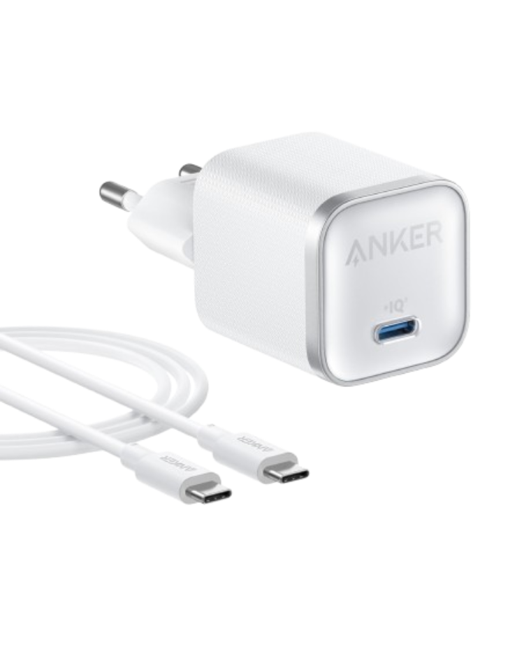 Cargador Anker Nano (45 W, con cable USB-C de 180 cm)