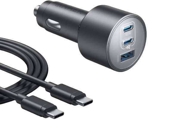 Cargador de coche Anker (167,5 W, 3 puertos)