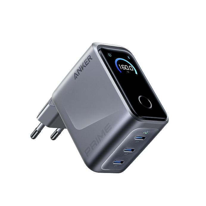 Anker Prime Cargador Carga Rapida USB C 160W con 3 Puertos GAN