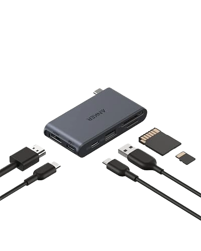 Hub USB-C Nano de Anker (6 en 1, 5 Gbps)