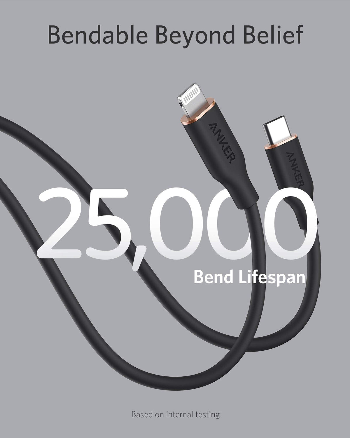 Cable Anker 641 USB-C a Lightning
