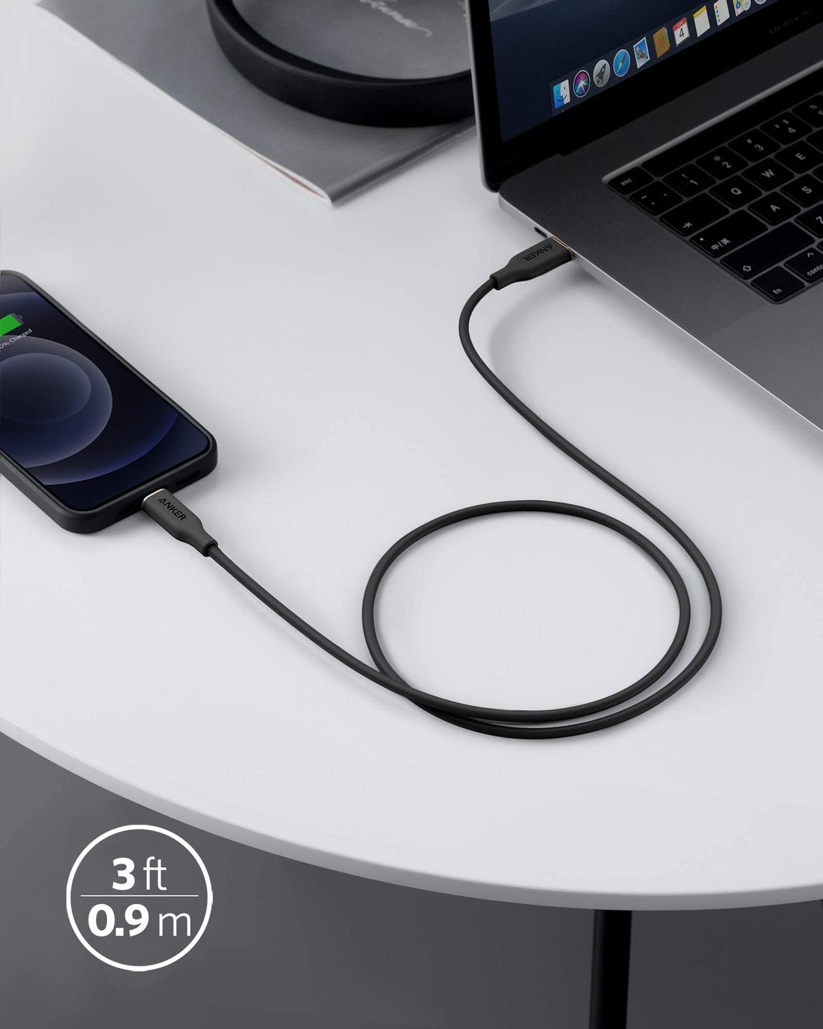 Cable Anker 641 USB-C a Lightning