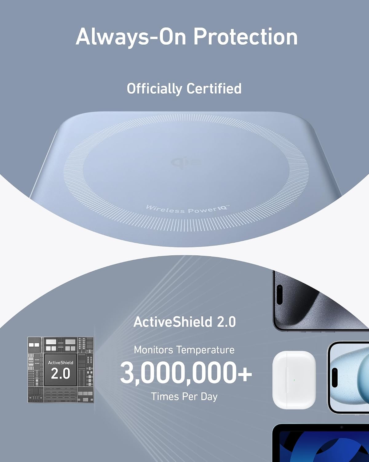 Anker MagGo Power bank 10000mAh Qi2 15W magnética con soporte