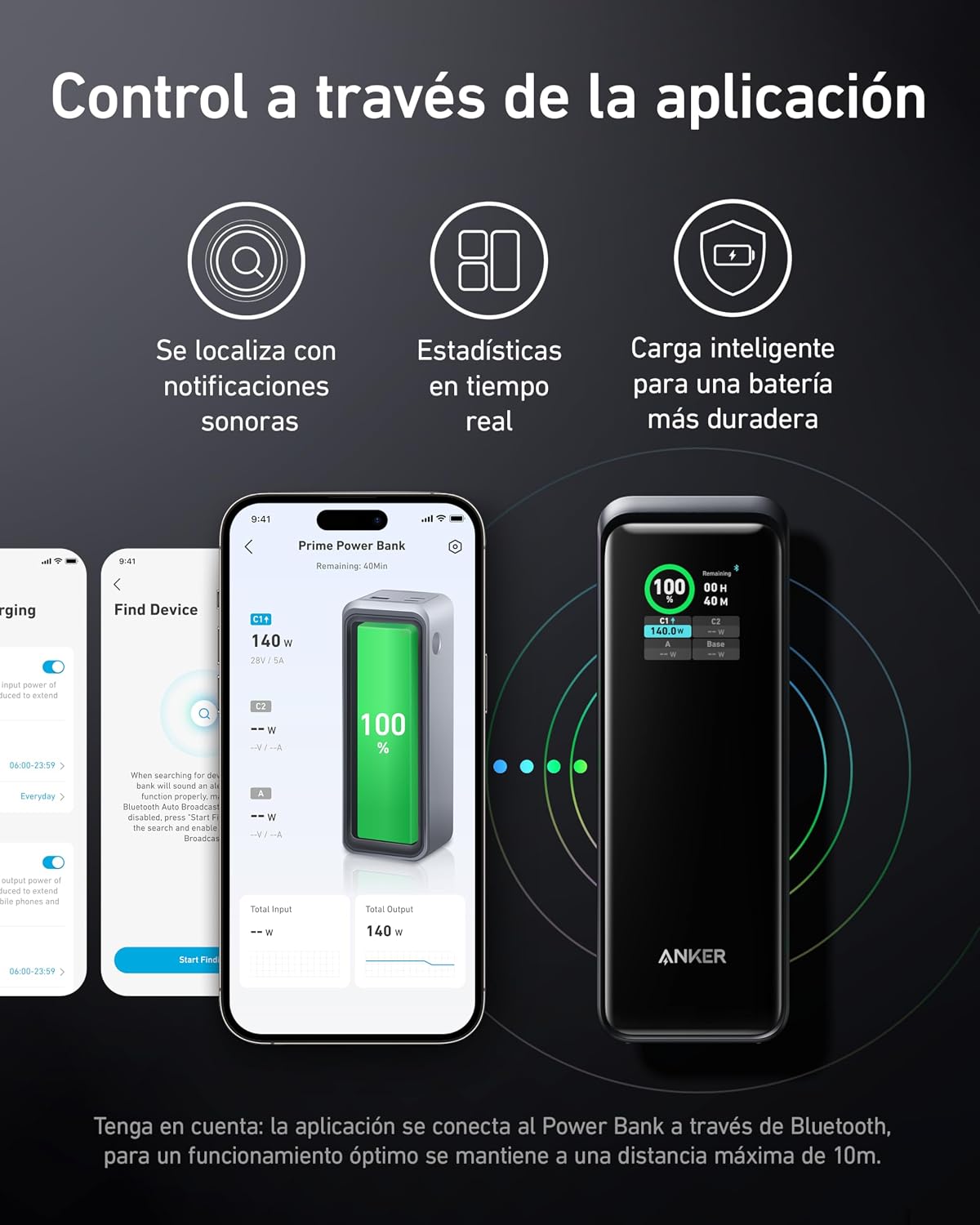 Anker Prime Power Bank Carga Rapida, Cargador Portátil de 27650 mAh (250 W)