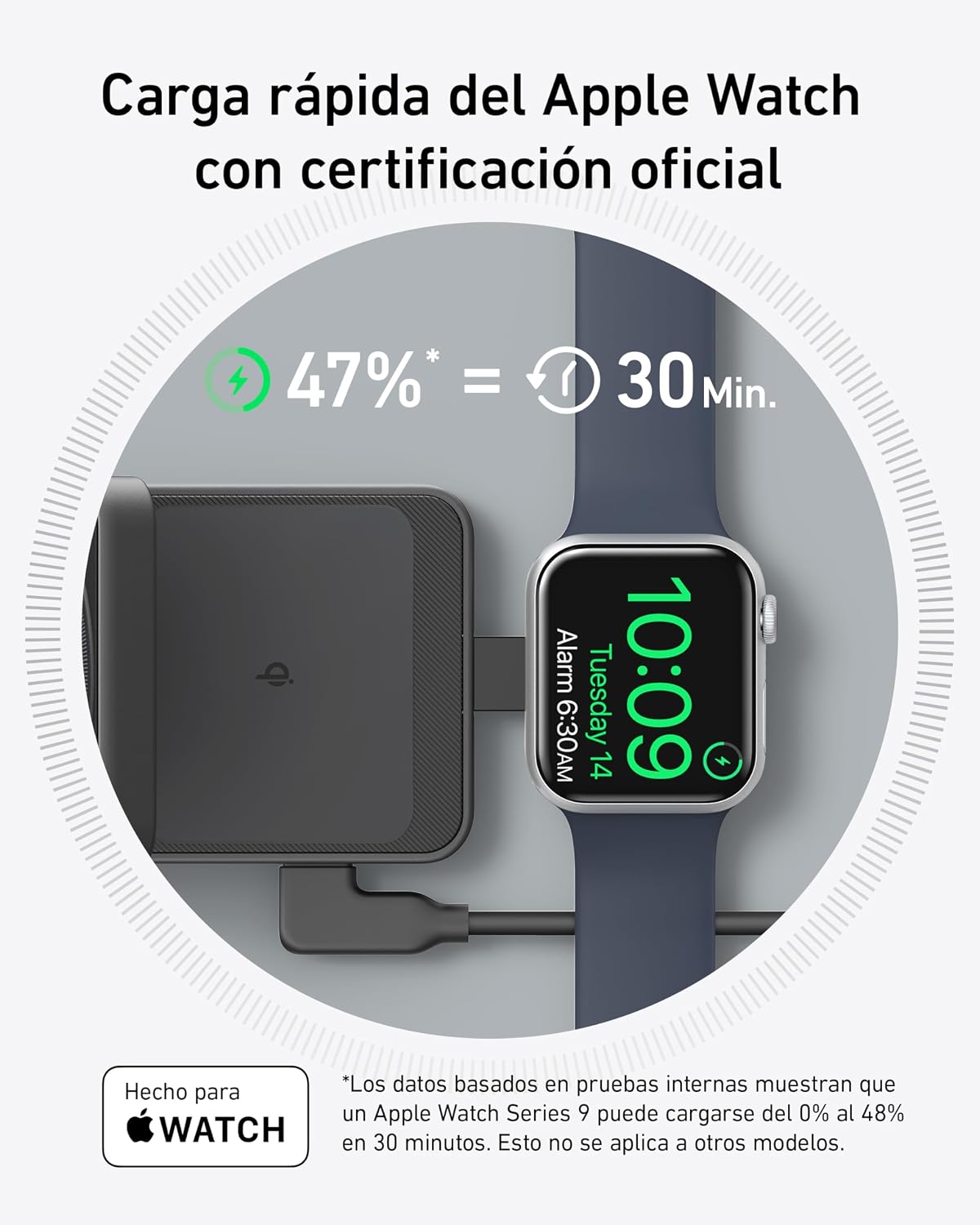 Estación de carga inalámbrica Anker MagGo (plegable 3 en 1)