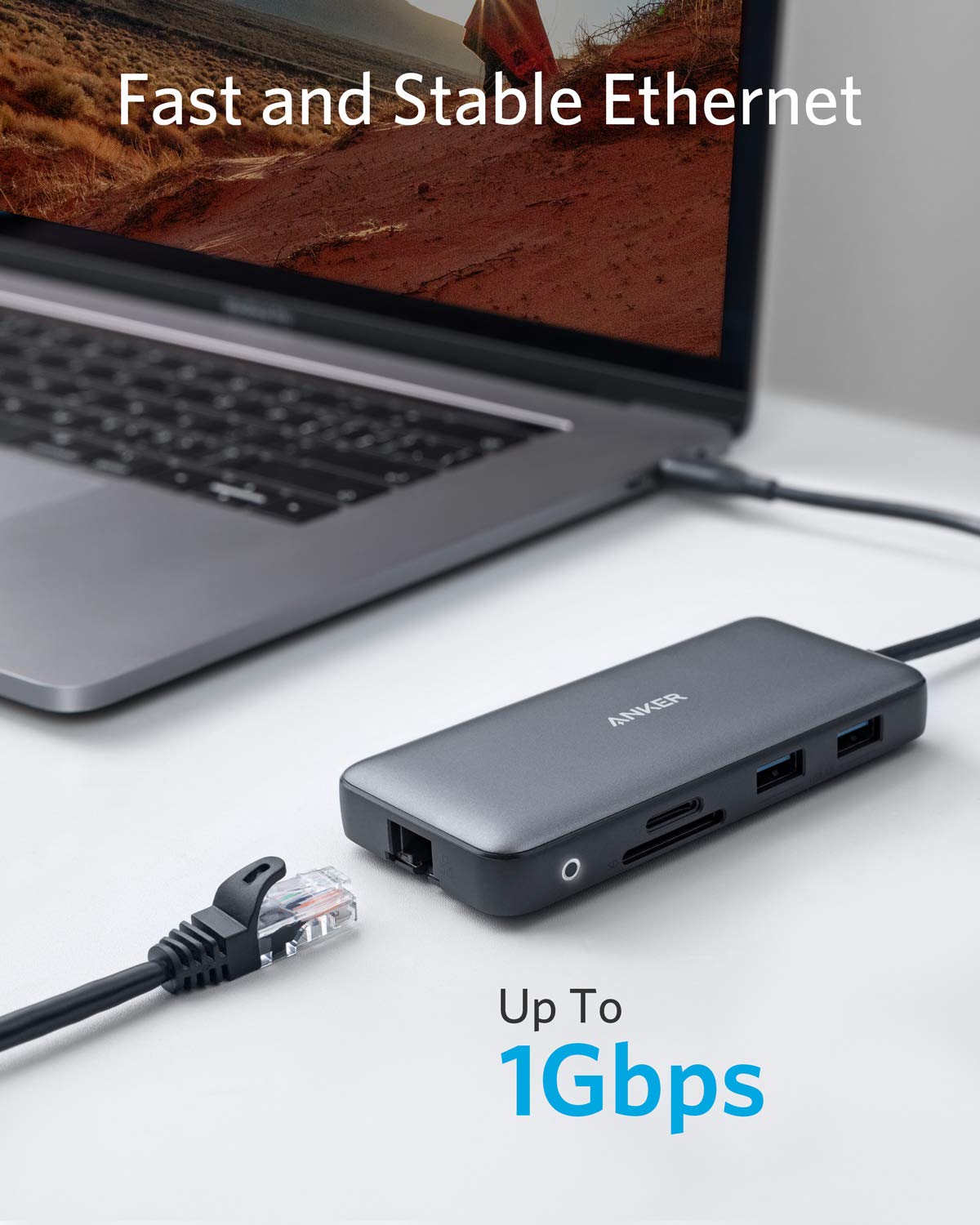 Hub USB-C Anker 553 (8 en 1)