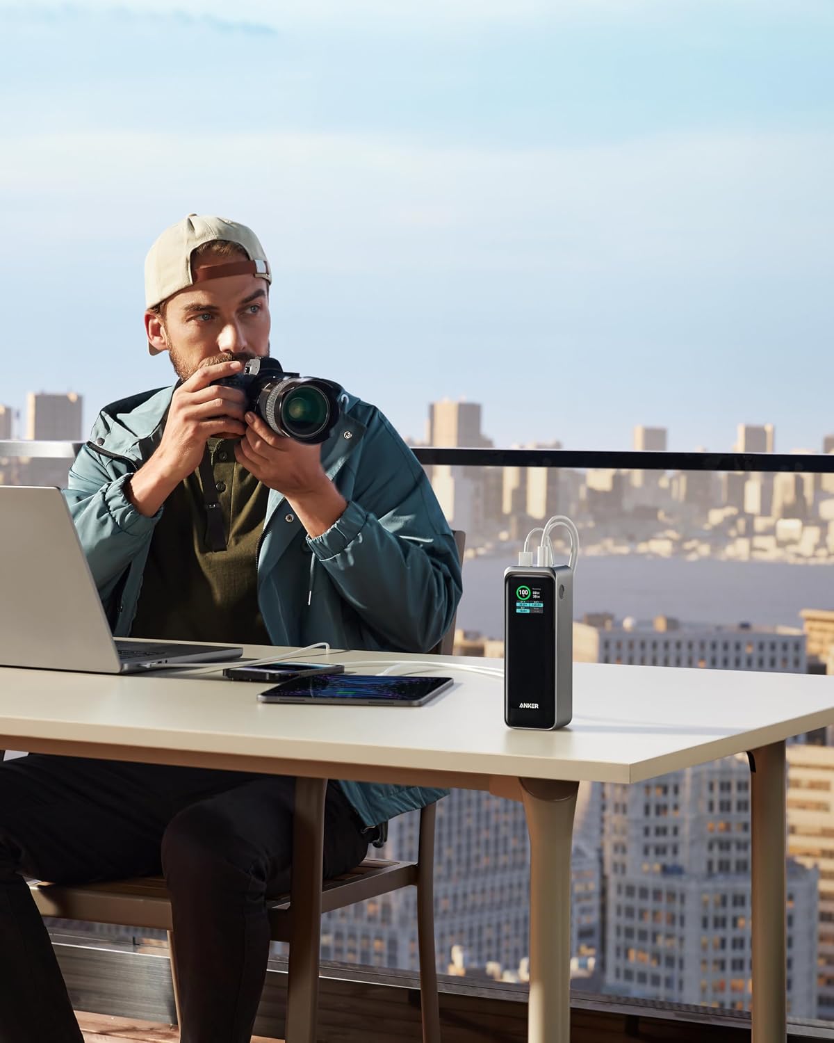 Anker Prime Power Bank Carga Rapida, Cargador Portátil de 27650 mAh (250 W)