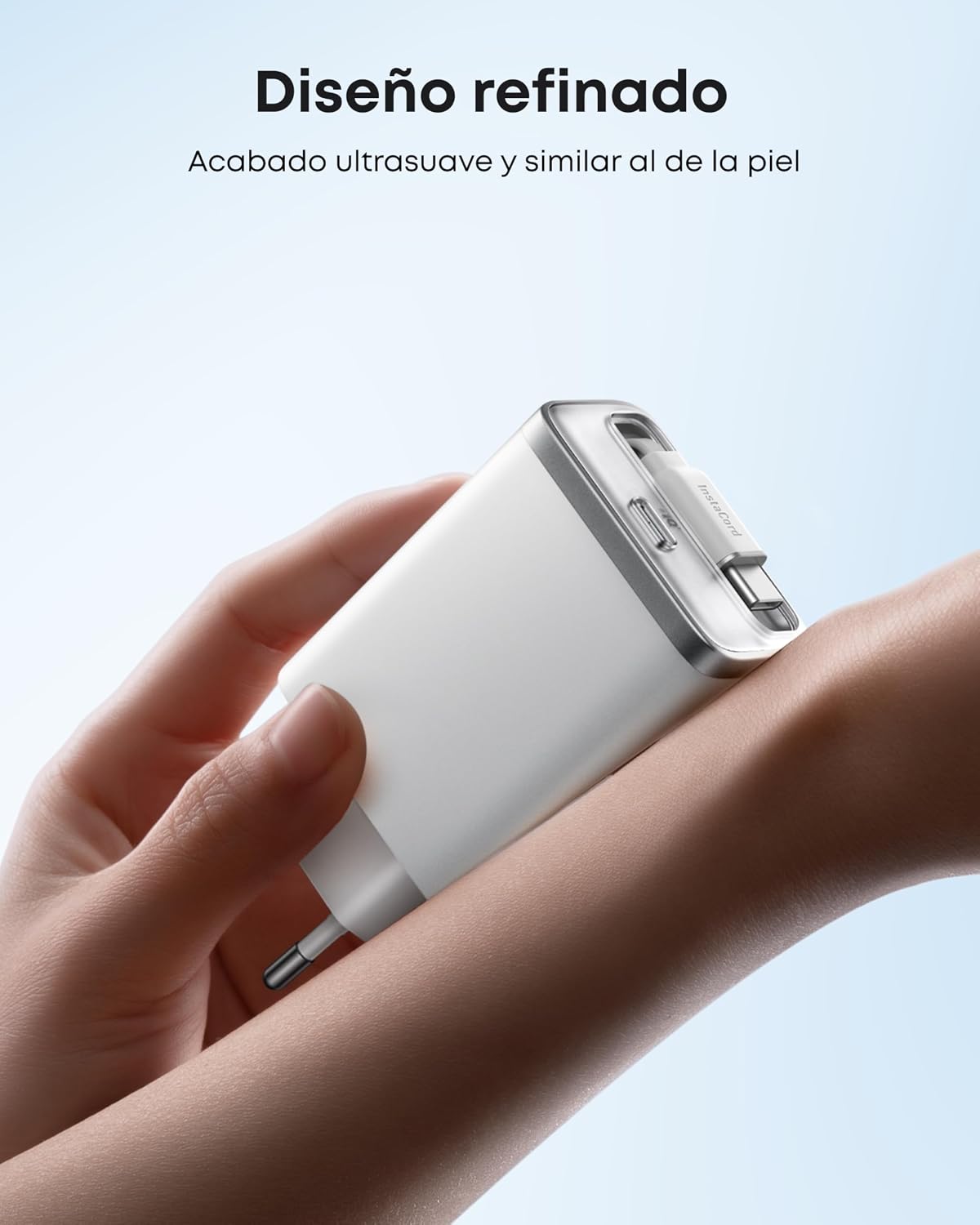 Cargador Anker Nano (35 W, cable USB-C retráctil integrado)