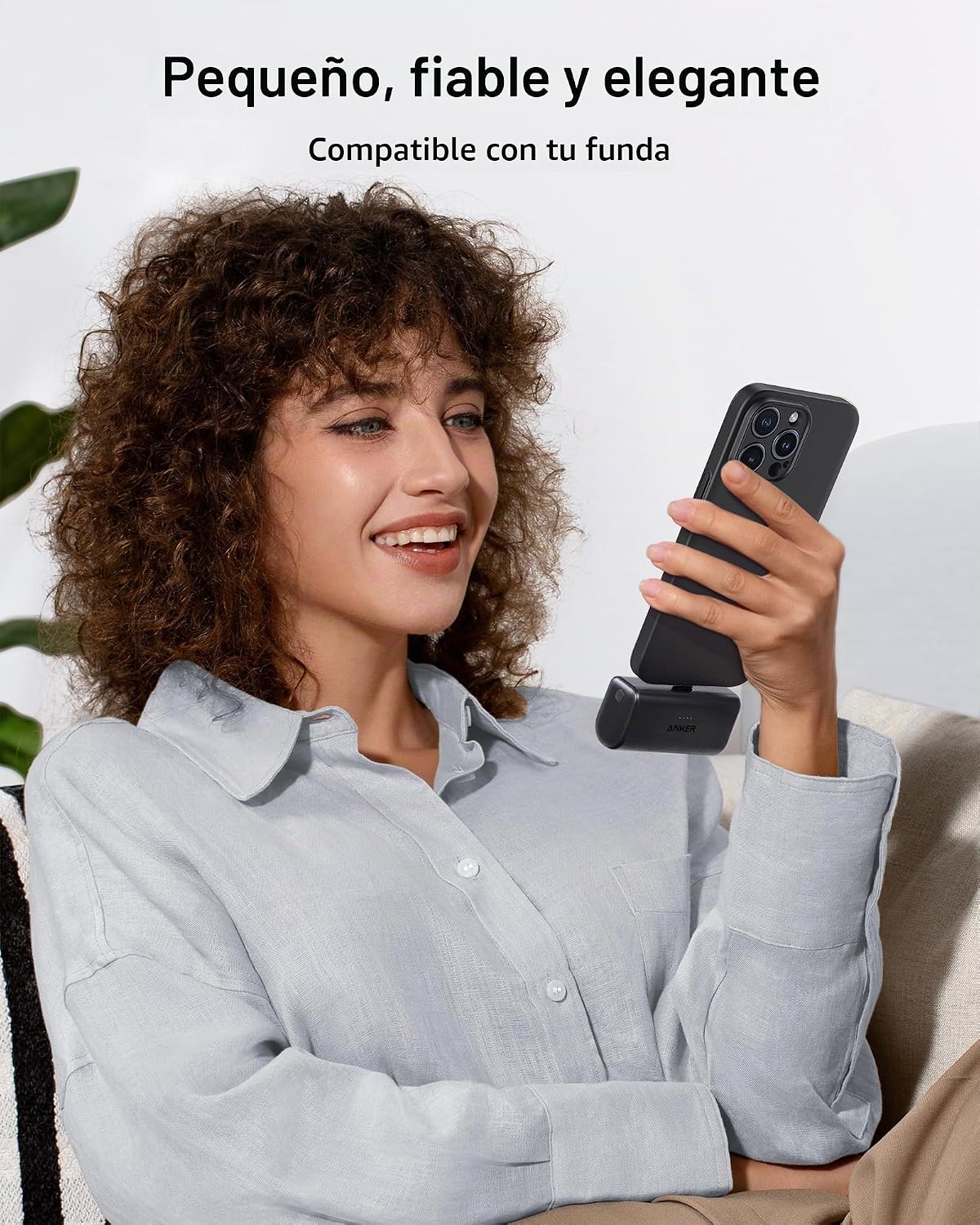 Anker Nano Power Bank 5000 mAh 22,5 W con Conector USB C Plegable