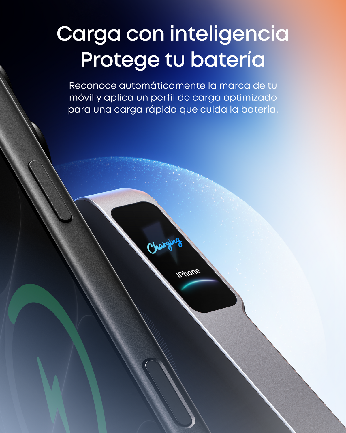 Anker MagGo Power Bank MagSafe 2 Pro, Qi2.2 25W 10000mAh, Bateria portátil