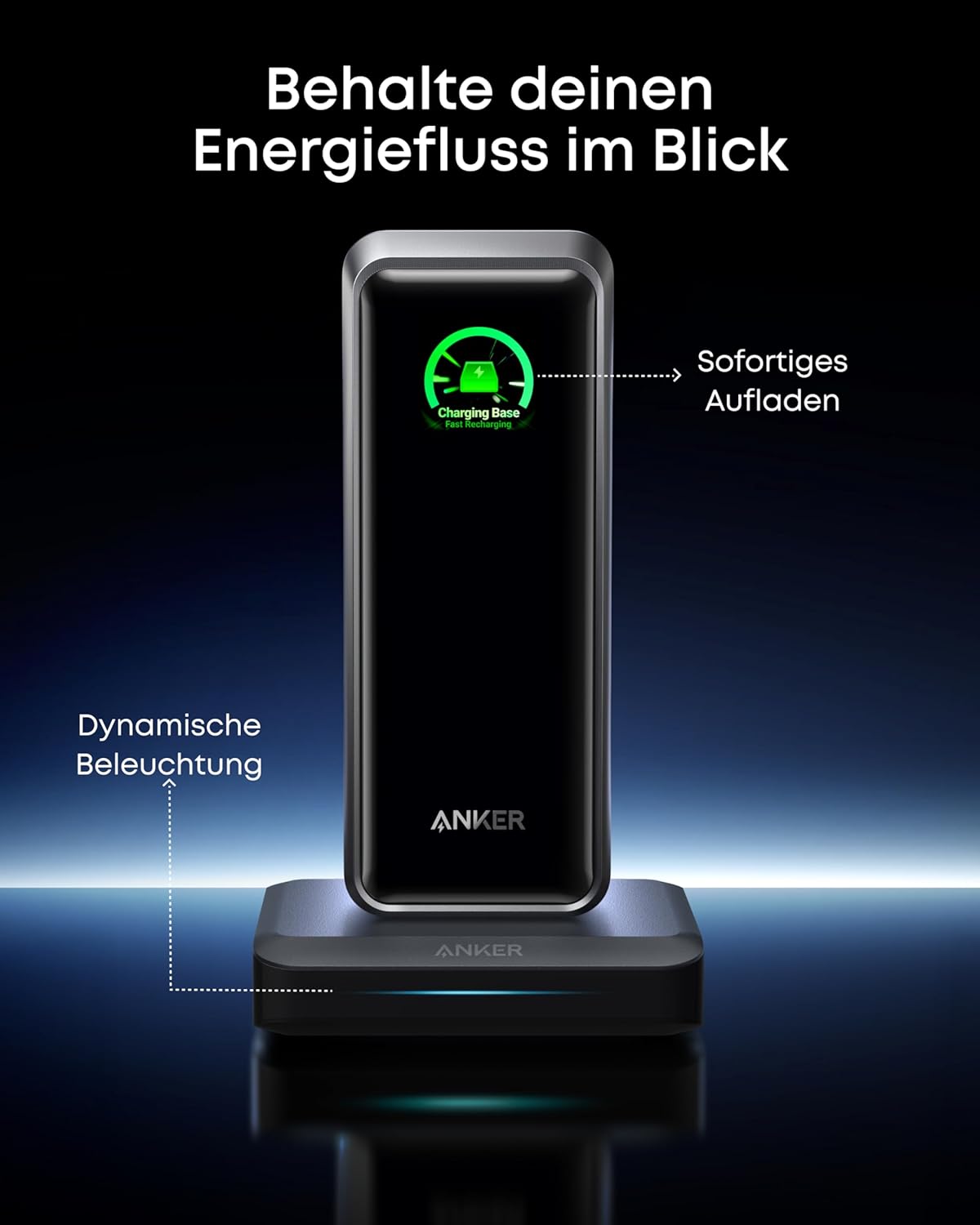 Anker Base de Carga (150 W, 3 puertos)