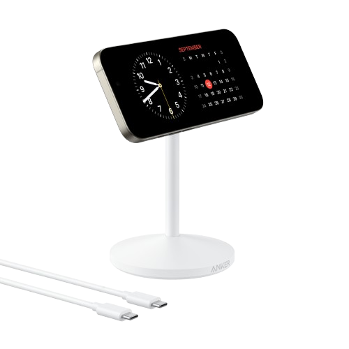 Cargador inalámbrico Anker MagGo (con soporte,15W)