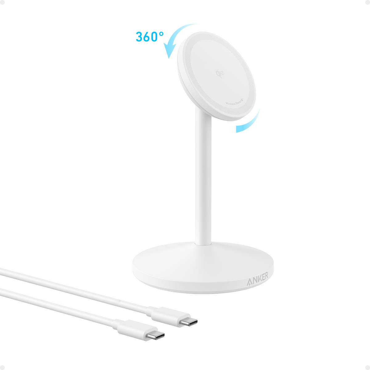 Cargador inalámbrico Anker MagGo (con soporte,15W)