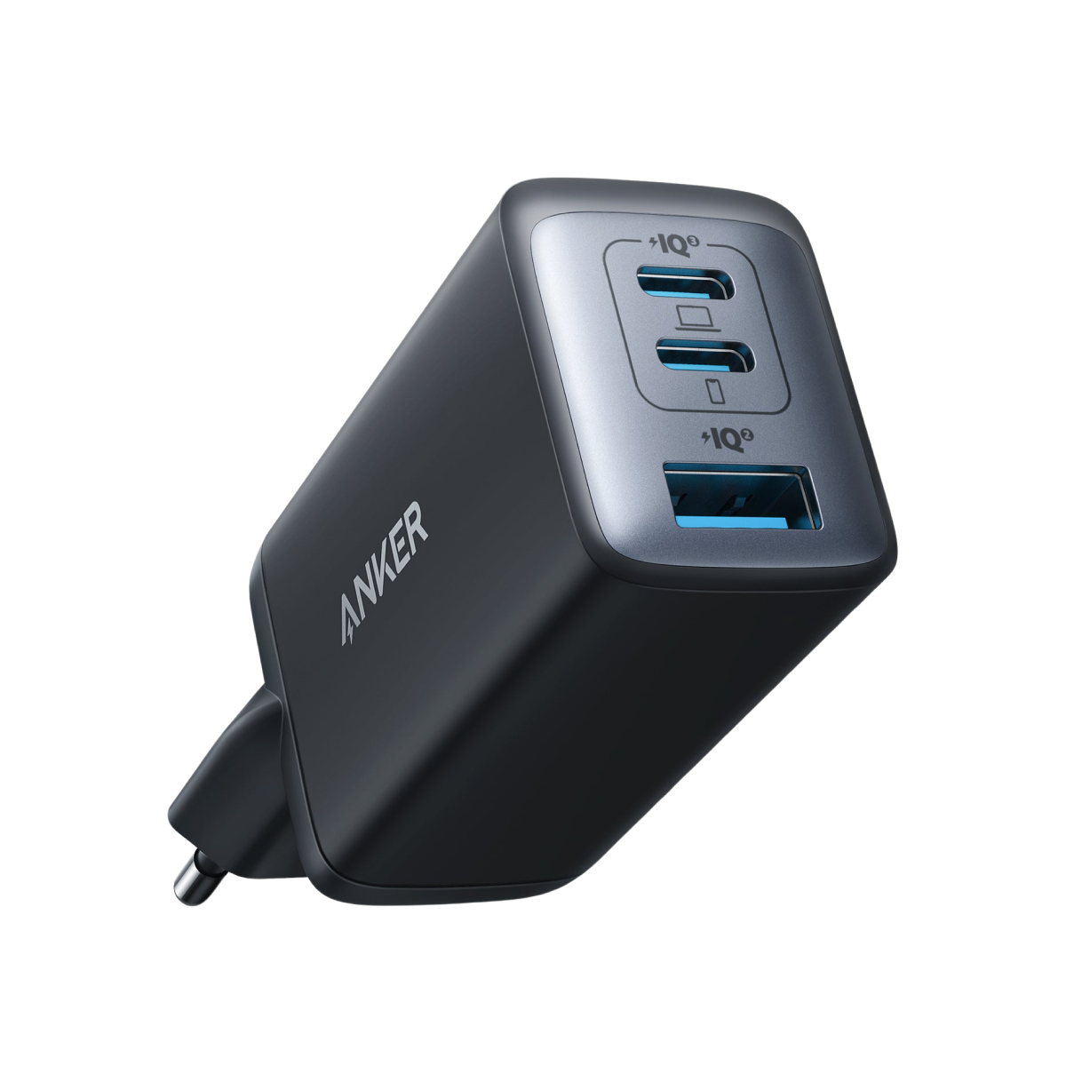 Anker Nano II Cargador Carga Rapida USB C 65W con 3 Puertos PPS