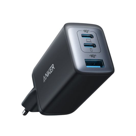 Anker Nano II Cargador Carga Rapida USB C 65W con 3 Puertos PPS