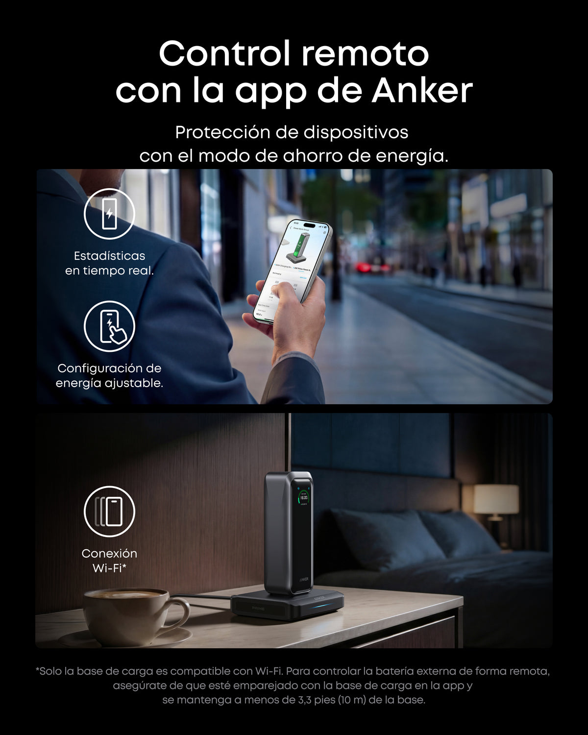 Anker Prime Power bank 20.100 mAh, 220 W, 3 puertos