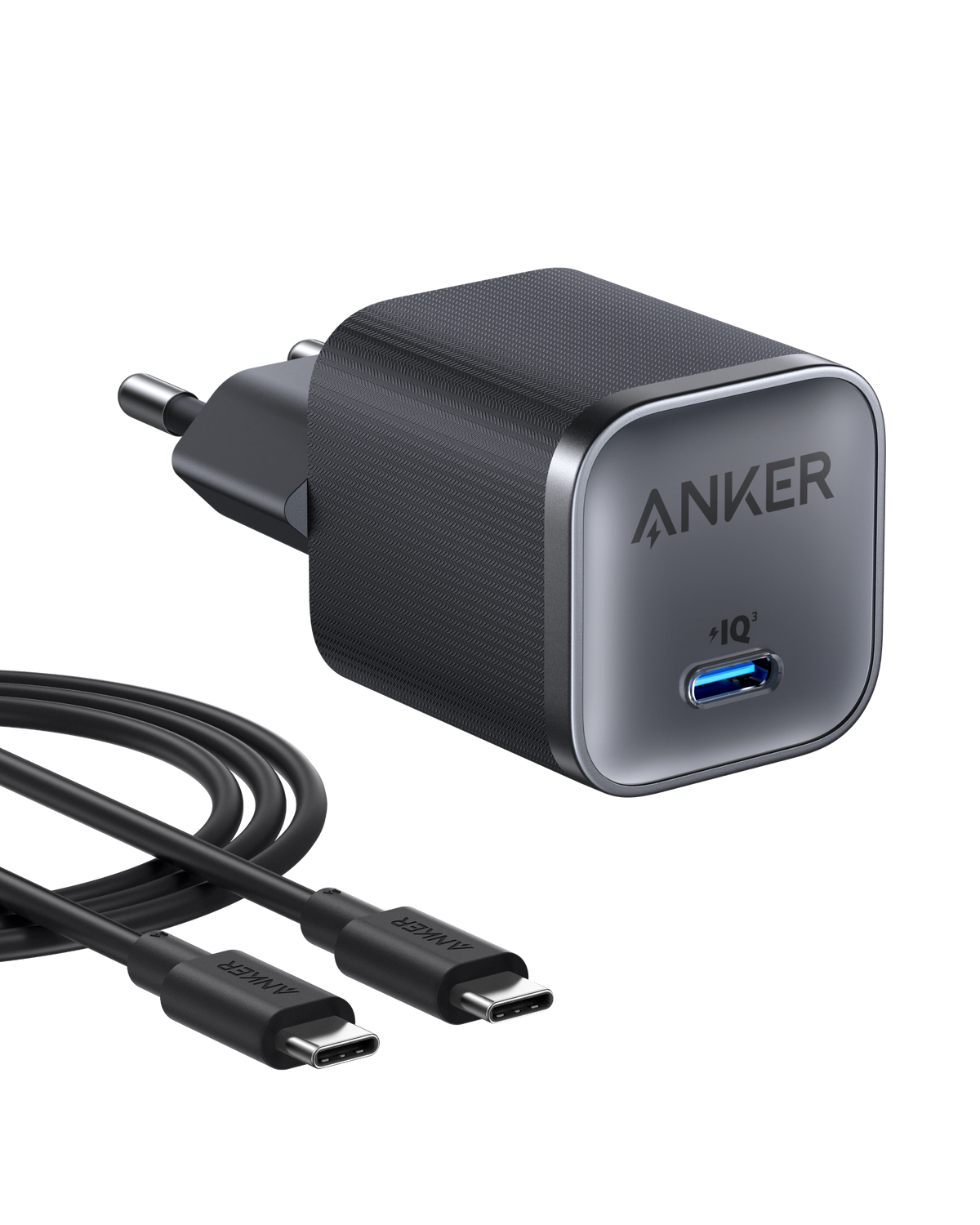 Cargador Anker Nano (45 W, con cable USB-C de 180 cm)