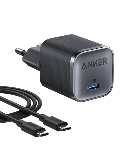 Cargador Anker Nano (45 W, con cable USB-C de 180 cm)