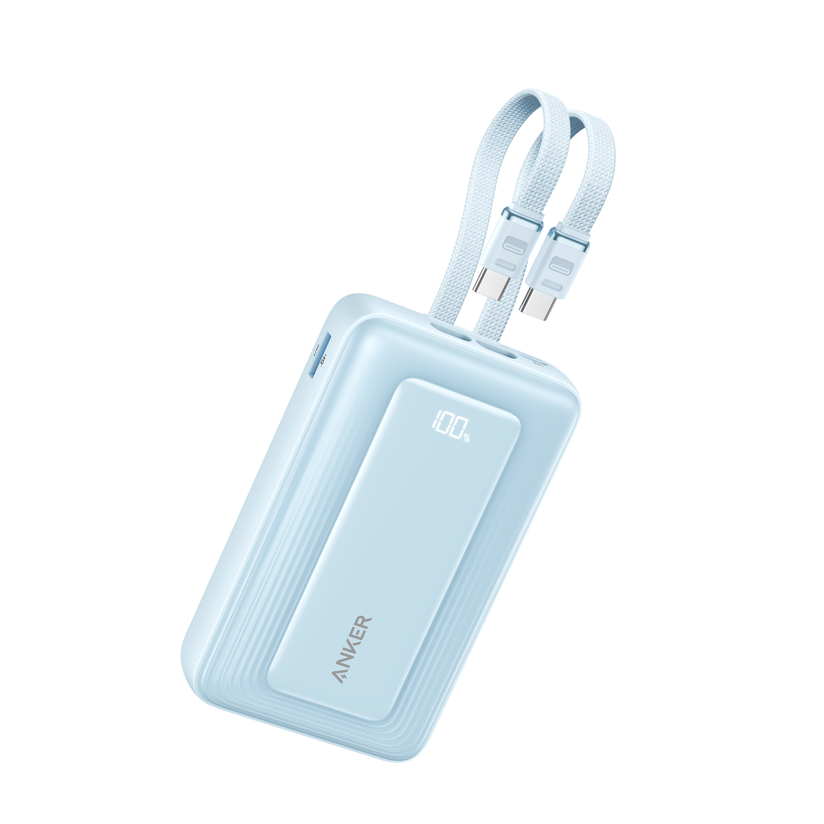 Anker Zolo Power Bank con Cable USB C Integrado (45W, 20000mAh, 2 cables)