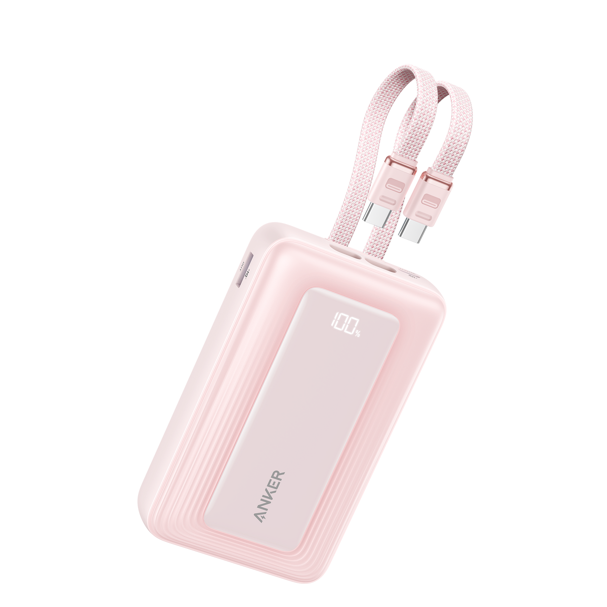 Anker Zolo Power Bank con Cable USB C Integrado (45W, 20000mAh, 2 cables)