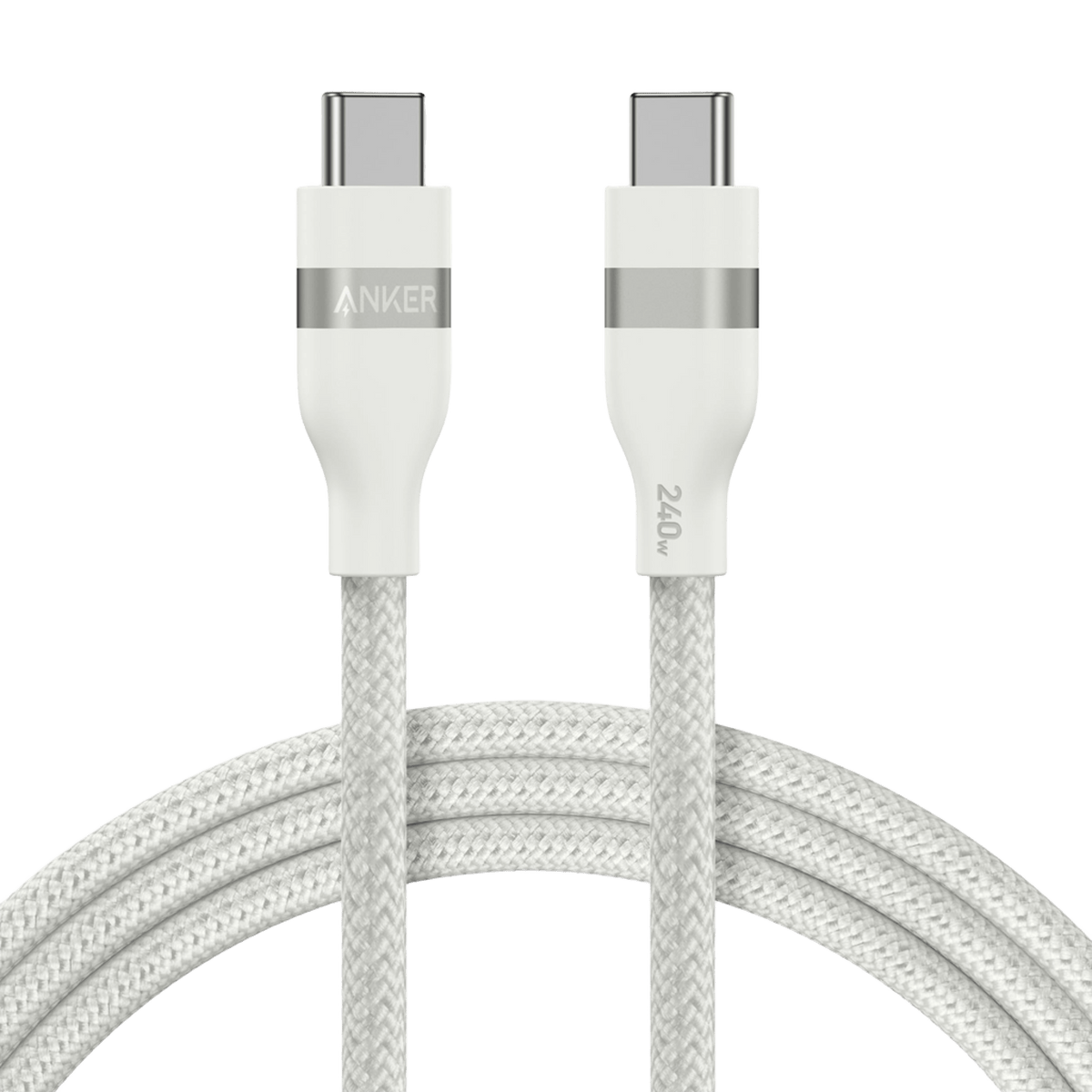 Cable USB-C a USB-C de Anker (90 cm/180 cm, 240 W, trenzado reciclado)