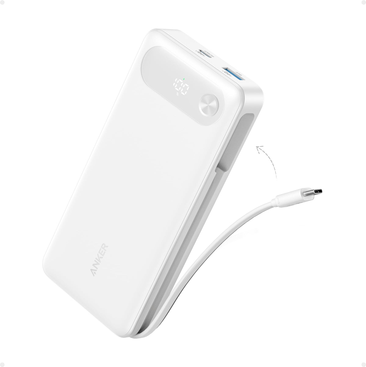 Anker Power Bank 20.000 mAh 87 W con Cable USB C Integrado. Reacondicionado