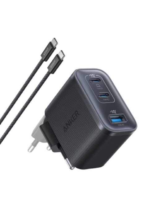 Cargador Anker Nano (70W, 3 puertos)