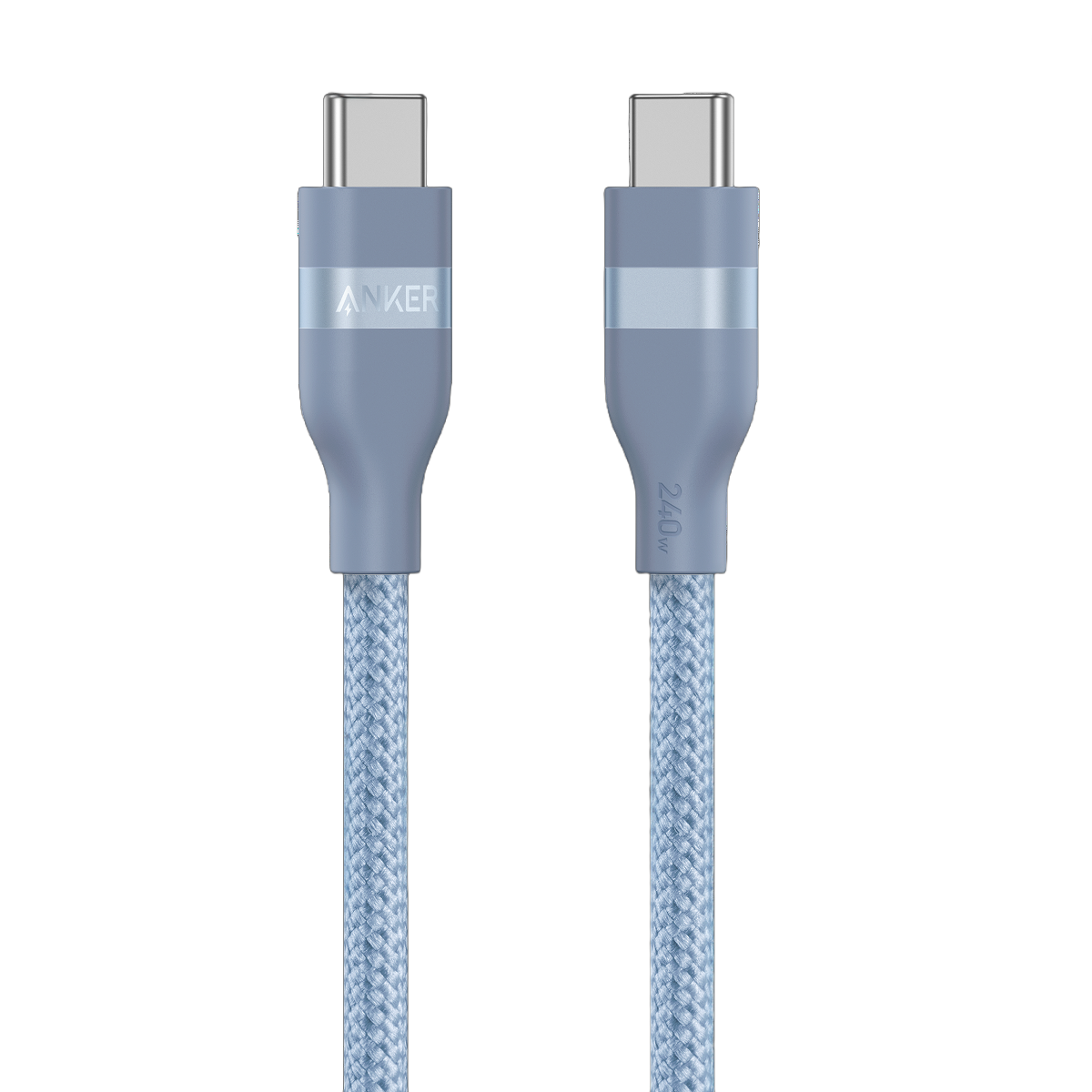 Cable USB-C a USB-C de Anker (90 cm/180 cm, 240 W, trenzado reciclado)