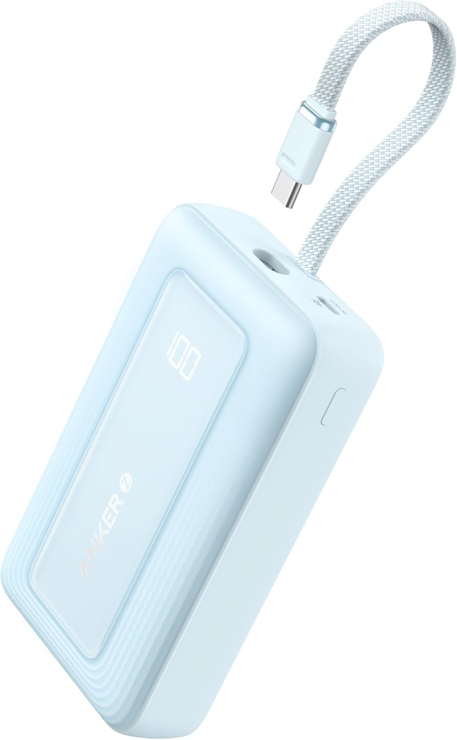Anker Zolo Power Bank con Cable USB C Integrado (45W, 20000mAh, 2 cables)